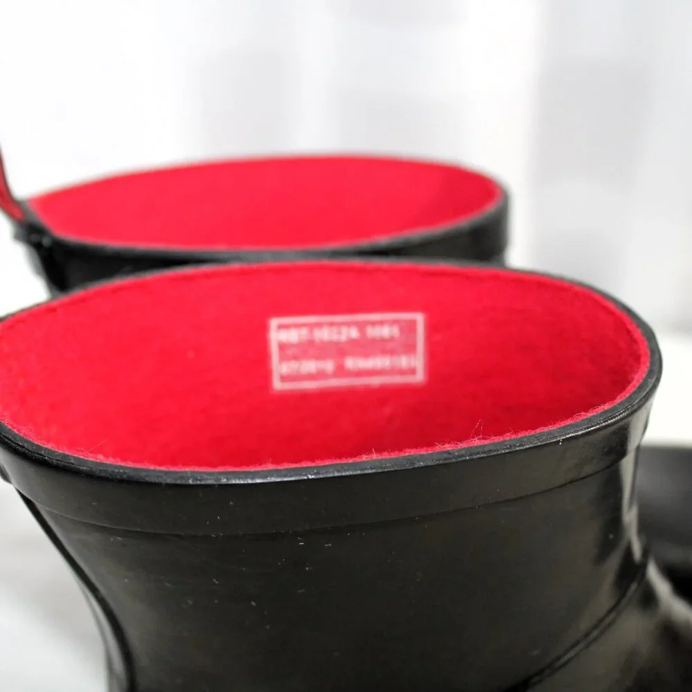 Capelli Black Rain Boots Never Worn Size 6